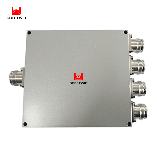 4 Way 600-6000MHz 50W IP65 RF Power Splitter Hybrid Coupler