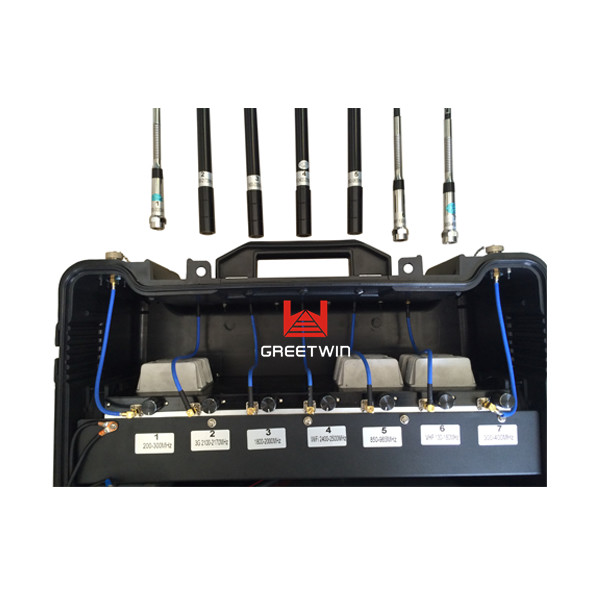Backpack Mobile Network Jammer 90W With High Gain Omni Directional Antennas