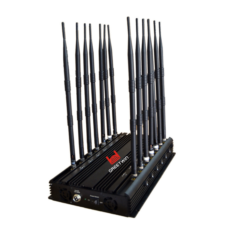 High Power GPS 4G Mobile Phone Signal Jammer 868MHz 433MHz 315MHz Adjustable
