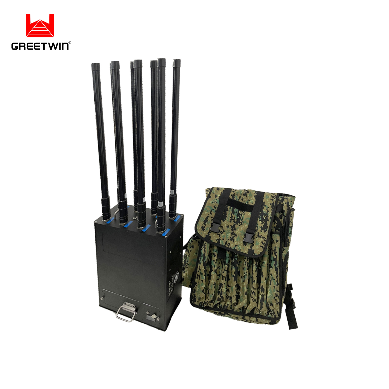 Manpack Drone Defence System 1KM UAV Drone Jammer from China ...