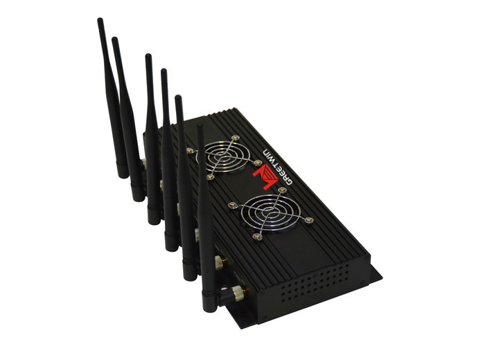3G GPS Phone Signal Blocker Jammer With 6 Omni Antennas 1500MHz 1200MHz