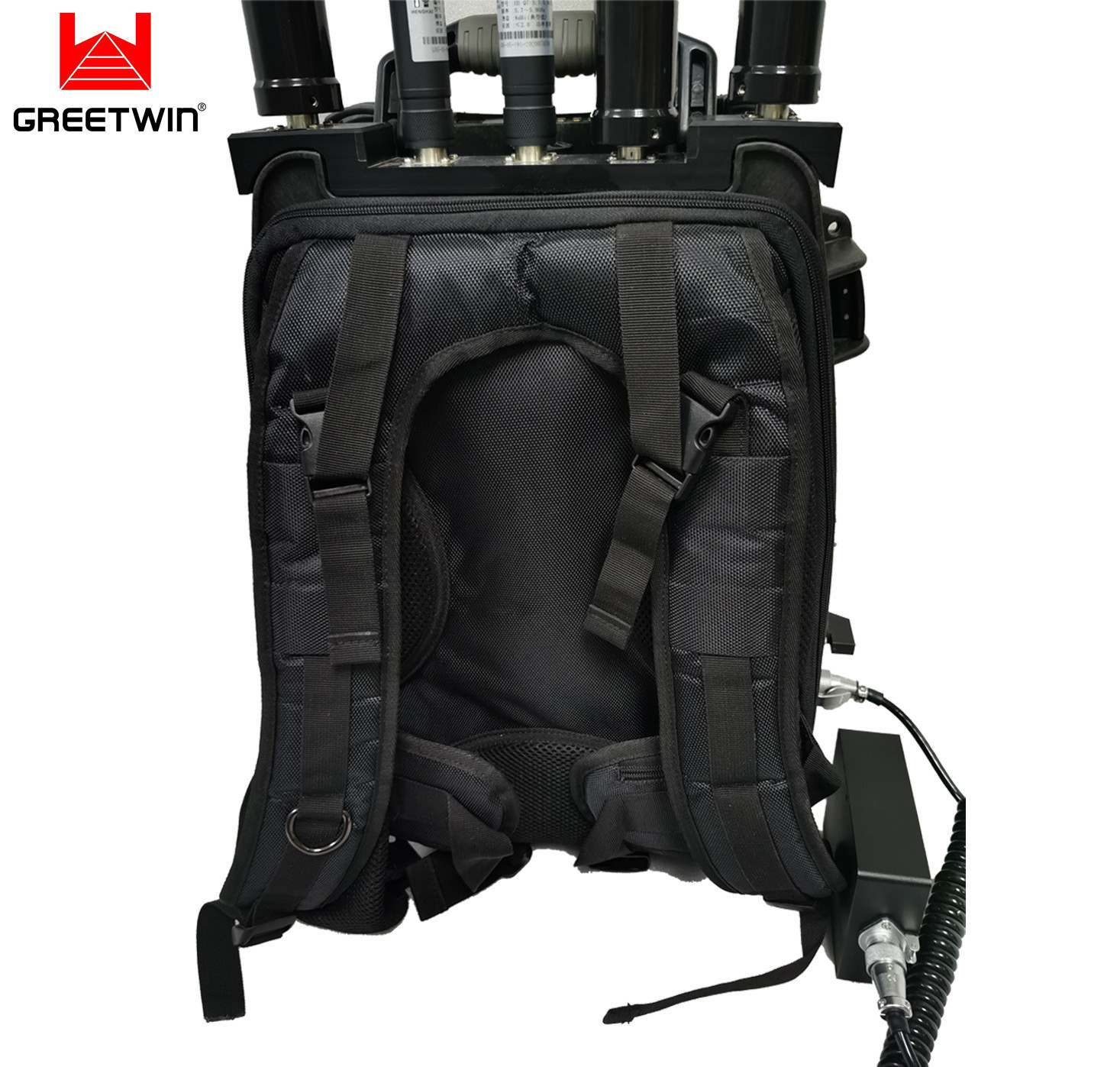 1.5km UHF 433MHz Backpack Drone Jammer WiFi 2.4G 5.8G