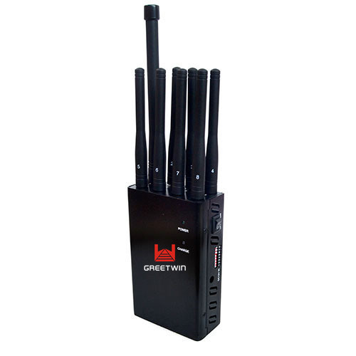 Lojack 8 Bands Portable Signal Jammer for Recording Studios , Selectable 3G 4G GPS