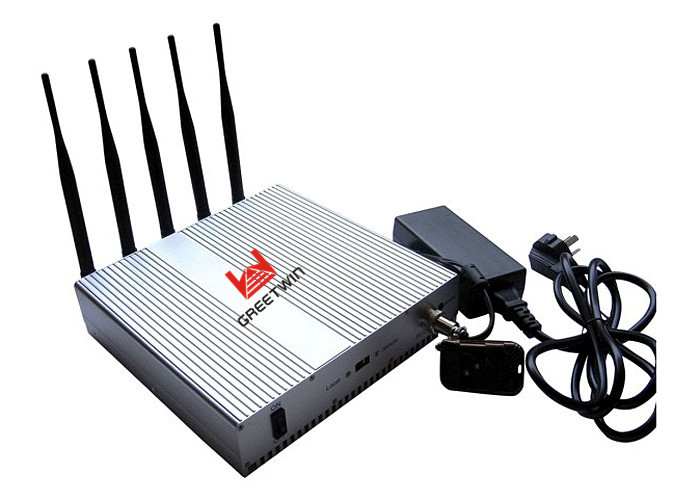 Strong Range Cell Phone Signal Jammer Scrambler Device WIFI 2400mhz - 2500MHz