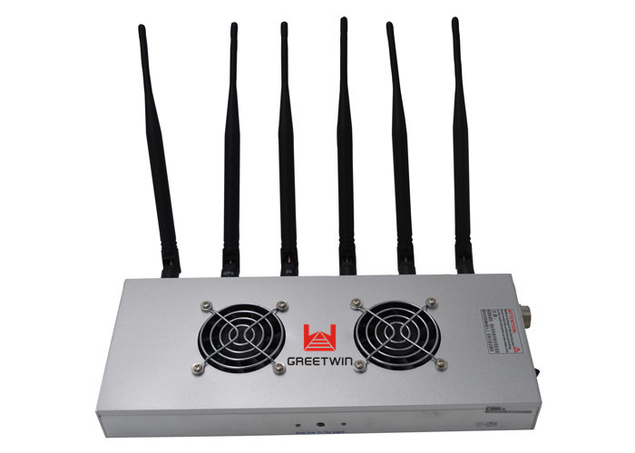 6 Antennas 12W 4G2300 LTE800 LTE2600 Cell Phone Signal Jammer 30 Meters