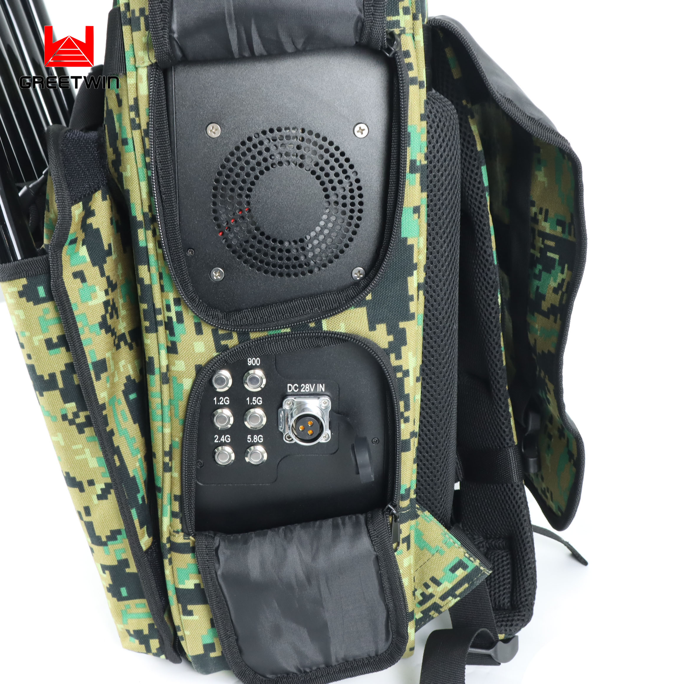 Manpack Drone Defence System 1KM UAV Drone Jammer from China ...